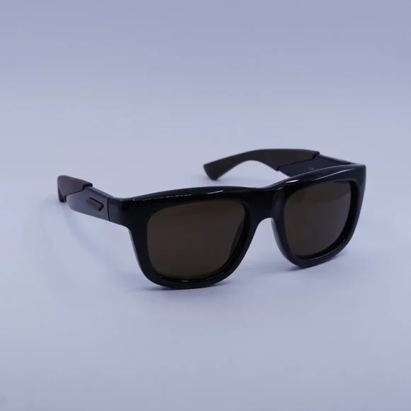 Bottega Veneta BV1233S 002 Sunglasses Black/Brown Square 